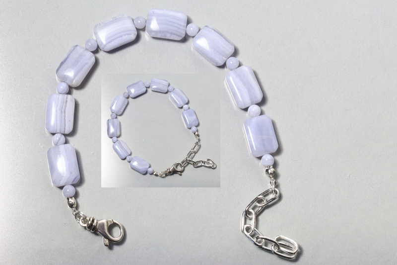 Agate/ss Bracelets